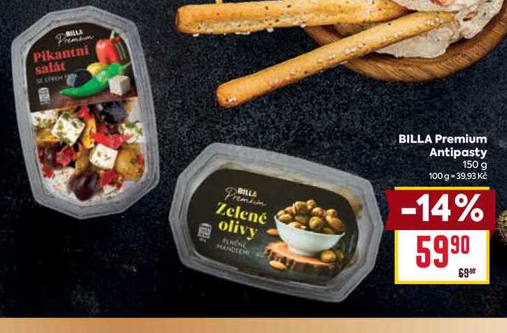 BILLA Premium Antipasty 150 g 