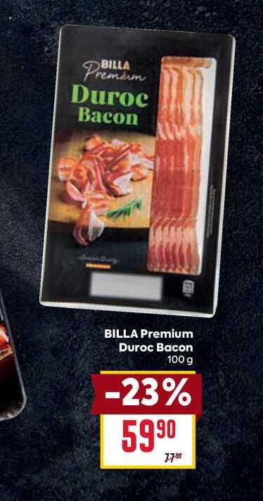 BILLA Premium Duroc Bacon 100 g