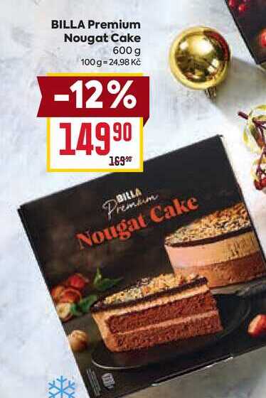 BILLA Premium Nougat Cake 600 g 