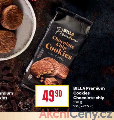 BILLA Premium Cookies Chocolate chip 180 g 
