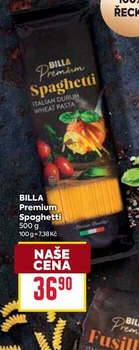 BILLA Premium Spaghetti 500 g
