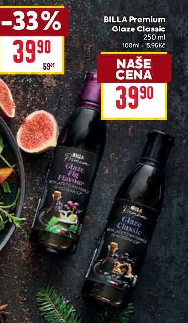 BILLA Premium Glaze Classic 250 ml 