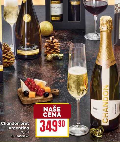 Chandon brut Argentina 0,75l
