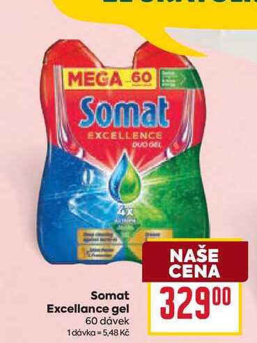 Somat Excellance gel 60 dávek