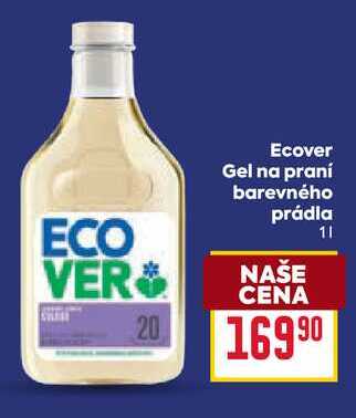 Ecover Gel na praní barevného prádla 1l