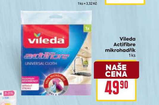 Vileda Actifibre mikrohadřík 1ks