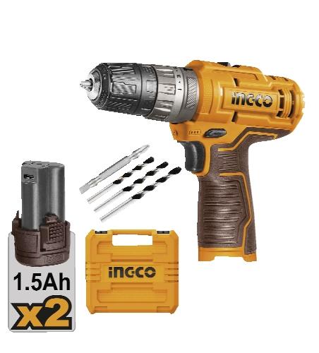 Aku šroubovák s příklepem Ingco 12 V, 1 KS
