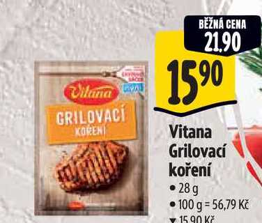  Vitana Grilovací koření  28 g 