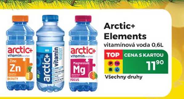 Arctic+ Elements vitamínová voda 0,6L
