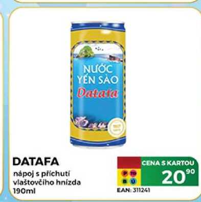 DATAFA nápoj s příchutí vlaštovčího hnízda 190ml  