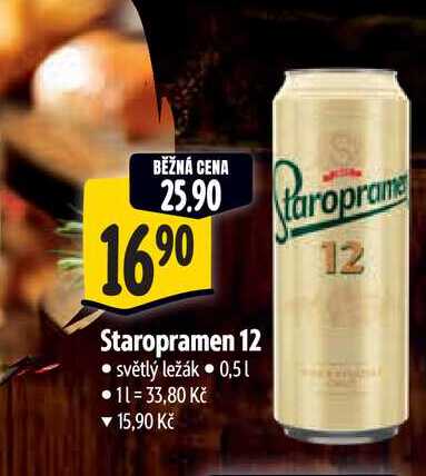   Staropramen 12 0,5 l