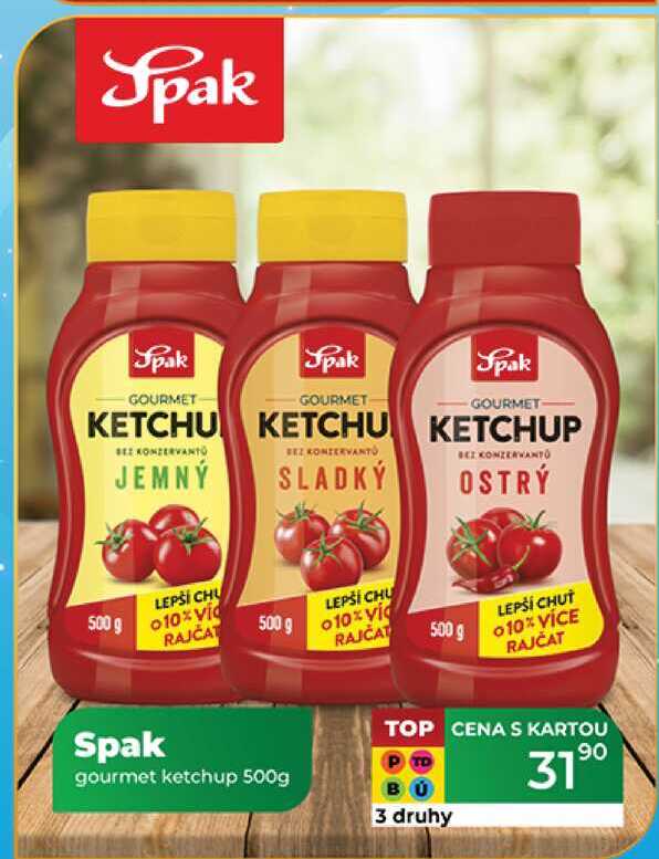Spak gourmet ketchup 500g