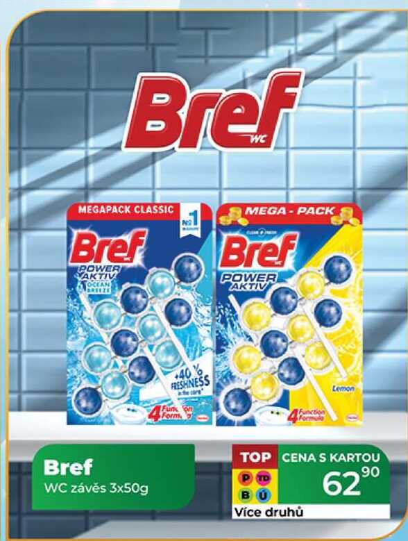 Lemon Bref WC závěs 3x50g
