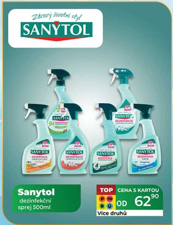 Sanytol dezinfekční sprej 500ml 
