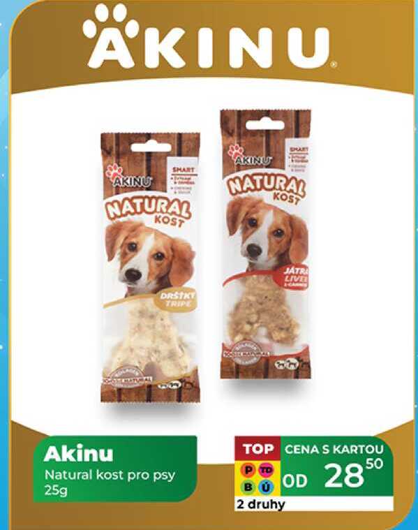 Akinu Natural kost pro psy 25g 