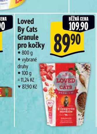  Loved By Cats Granule pro kočky 800 g 