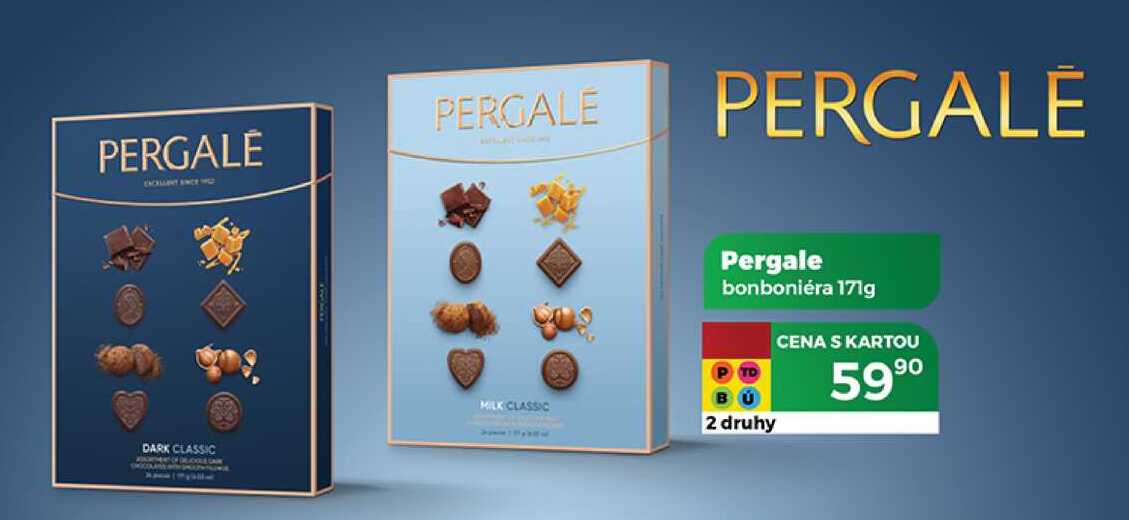 Pergale bonboniéra 171g