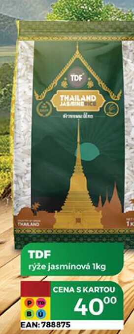 TDF rýže jasmínová 1kg 