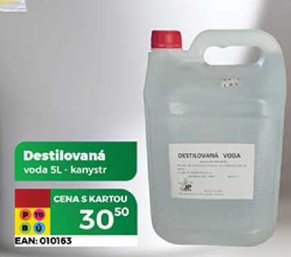 Destilovaná voda SL - kanystr
