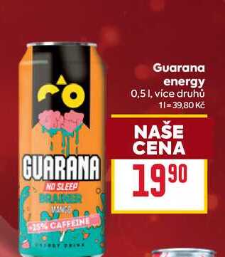 Guarana energy 0,5l