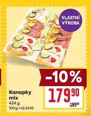 Kanapky mix 424 g 