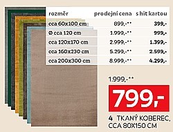 4: Tkaný koberec Bosa Frize