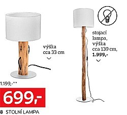 8: Série Norin - stolní lampa