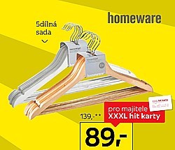 1: Sada šatních ramínek, 5dílná