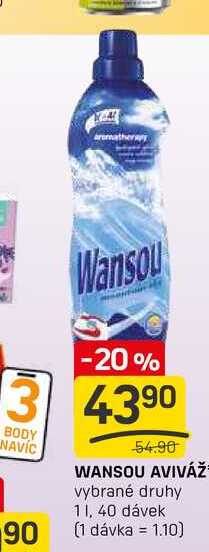 WANSOU AVIVÁŽ 40 dávek 