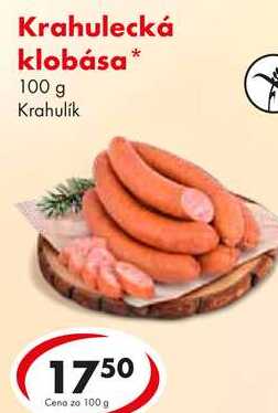 Krahulecká klobása, 100 g