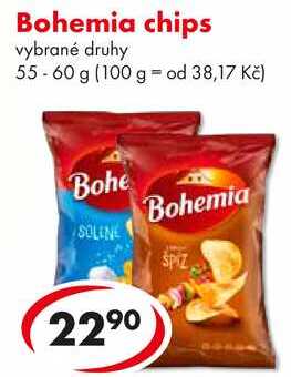 Bohemia chips, 55-60 g  