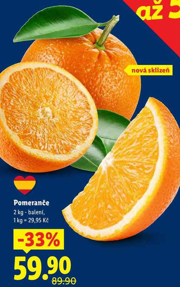 Pomeranče, 2 kg 