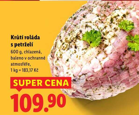 Krůtí roláda s petrželí, 600 g