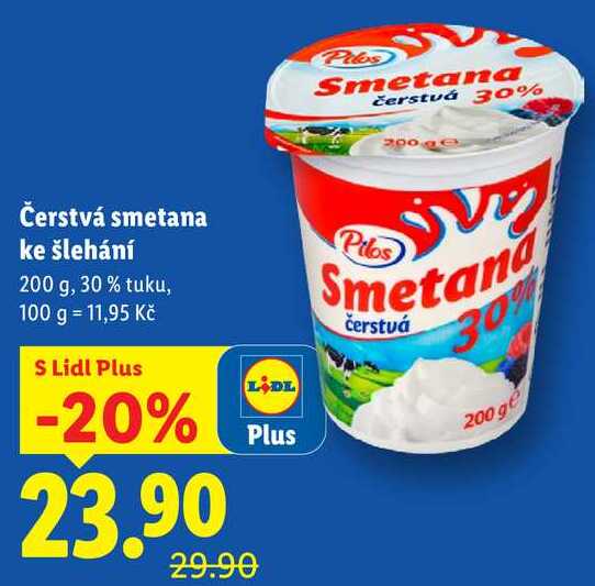 Čerstvá smetana ke šlehání, 200 g