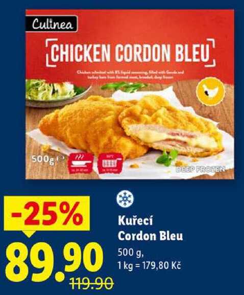Kuřecí Cordon Bleu, 500 g