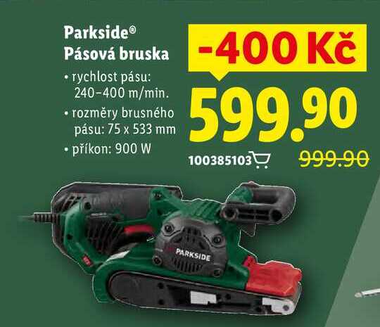 Parkside Pásová bruska