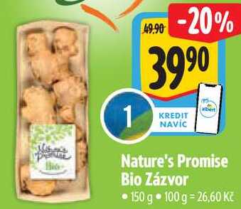 Nature's Promise Bio Zázvor, 150 g