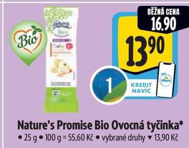 Nature's Promise Bio Ovocná tyčinka, 25 g
