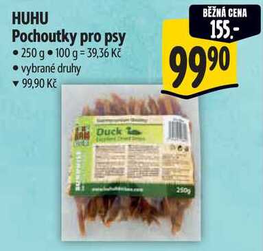 HUHU Pochoutky pro psy, 250 g 