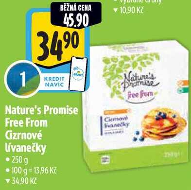 Nature's Promise Free From Cizrnové lívanečky, 250 g
