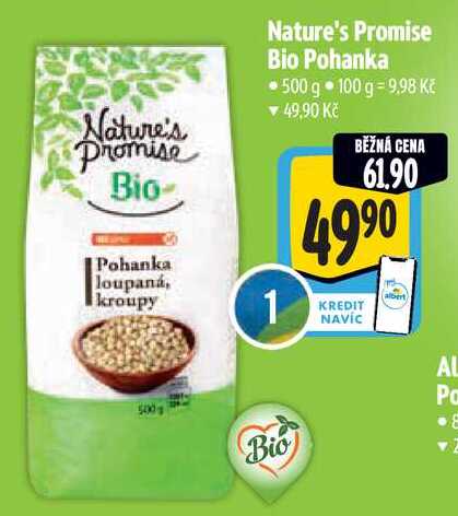 Nature's Promise Bio Pohanka, 500 g