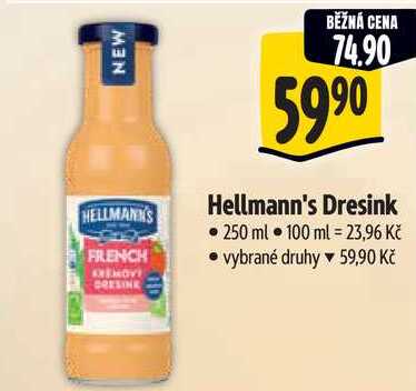 Hellmann's Dresink, 250 ml 