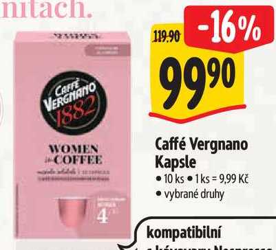 Caffé Vergnano Kapsle, 10 ks