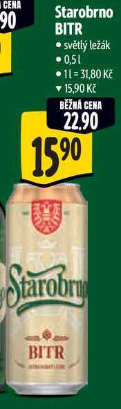 Starobrno BITR, 0,5 l