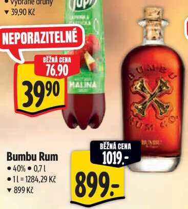 Bumbu Rum, 0,7 l
