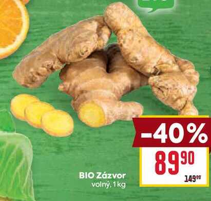 BIO Zázvor volný, 1kg