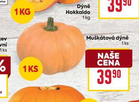Muškátová dýně 1ks