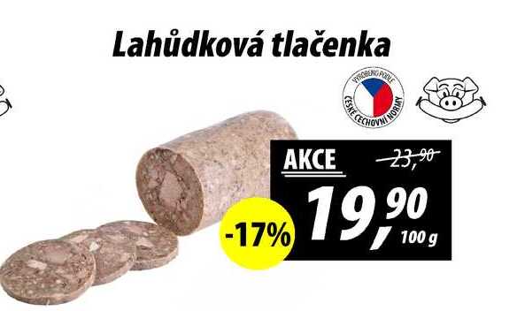 Lahůdková tlačenka, 100 g 