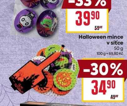 Halloween mince v síťce 50 g
