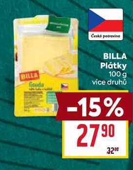 BILLA Plátky 100g